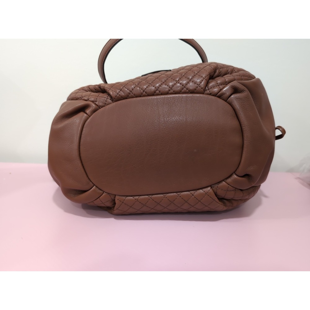 Vera Bradley Leather Carryall Glenna in Gallatin Classic Mocha Shoulder Bag - Picture 8 of 8